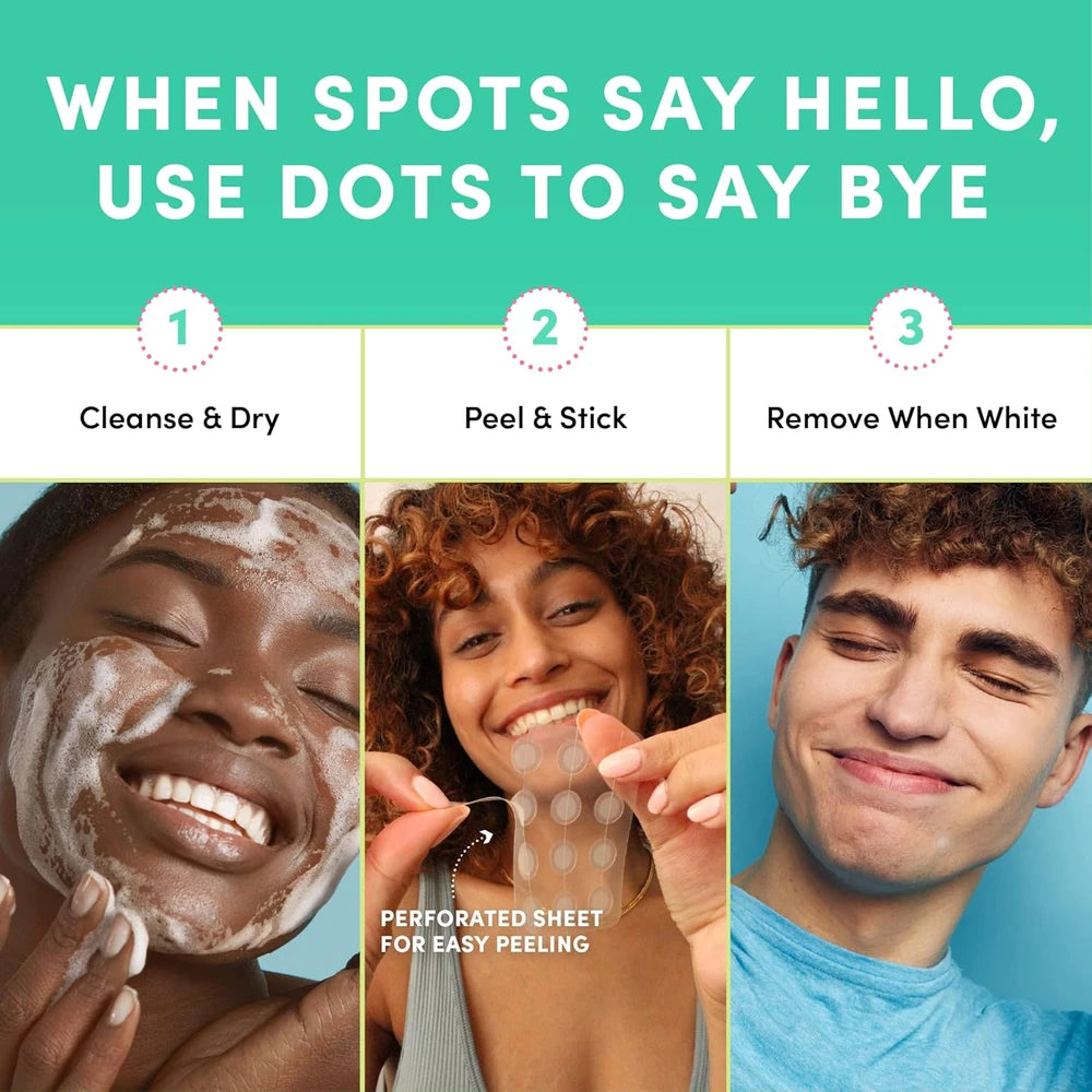 Dots for Spots Invisible Hydrocolloid Patches